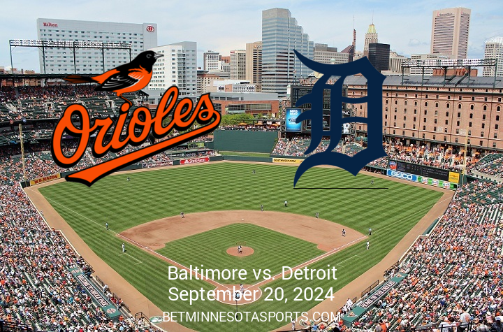 Match Preview: Detroit Tigers Clash with Baltimore Orioles on September 20, 2024